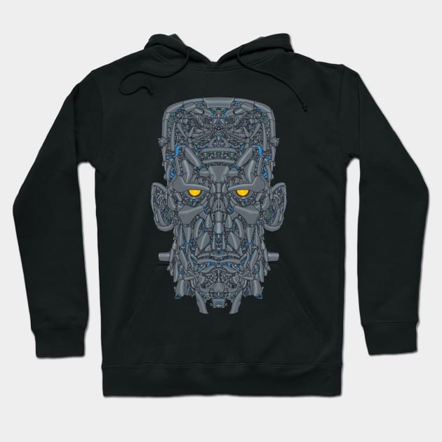 Mecha Soul Frankenstein Monster 02 Hoodie by Houerd